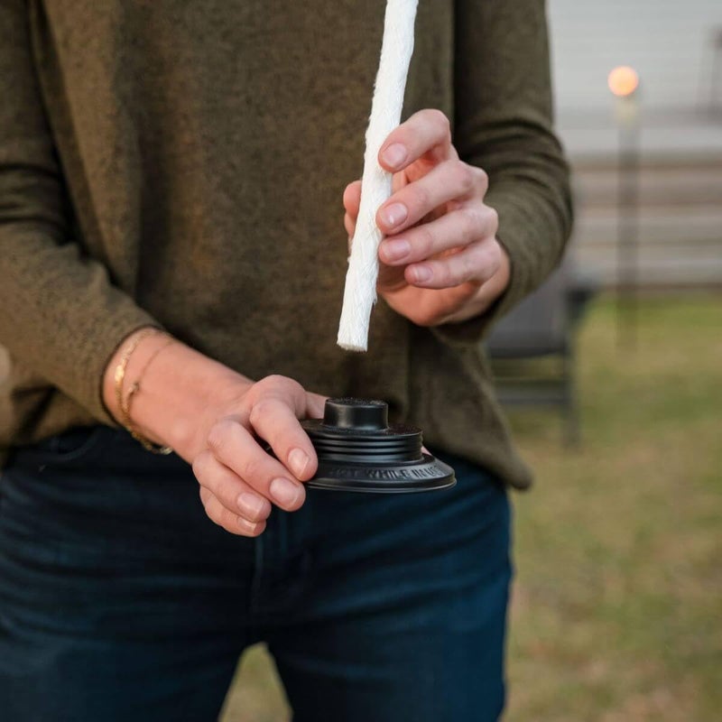TIKI Replacement Fiberglass Torch Wicks for Outdoor Tiki Torches, White, 2-Pack (Case of 12), 9 in, 1319119 - Image 4